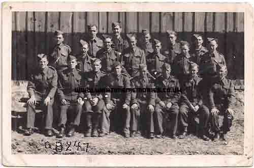 Bill Carter in group at Stalag XXB